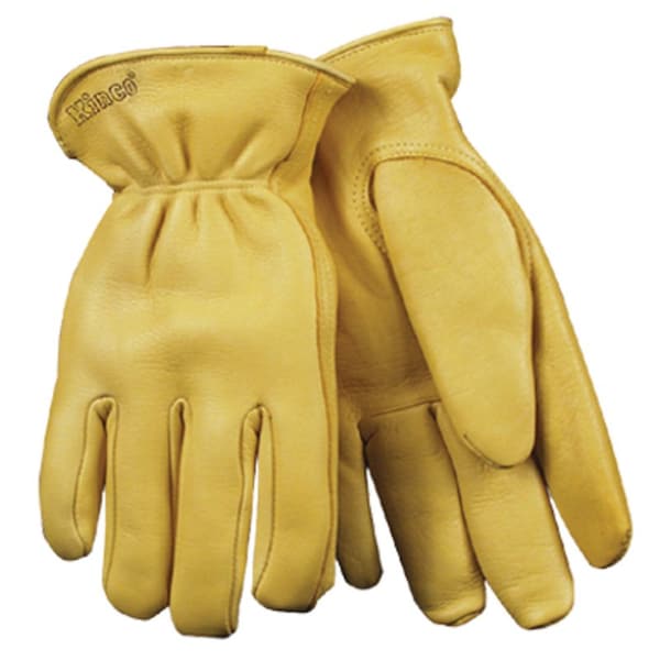 Kinco Men's Outdoor Driver Work Gloves Gold M 1 pair 90HK-M - main